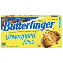 Candy Floss Land ButterFinger Unwrapped Mini's Assorted Candy