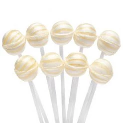 YumJunkie Lollipops Sassy Spheres Petite White