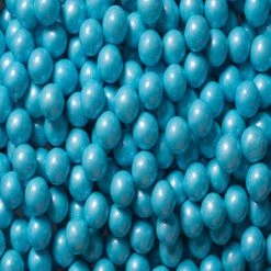 Sweetworks Blue Candy Powder Blue Shimmer Sixlets