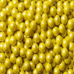 Sweetworks Yellow Shimmer Sixlets Chocolates