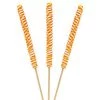 YumJunkie Tesla's Tall Twist Pops Orange Lollipops