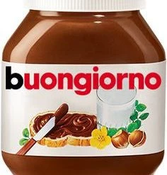 Candy Floss Land Nutella Jar With Personalized Label