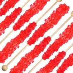 Dryden & Palmer Rock Candy On A Stick Red Bulk