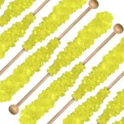 Dryden & Palmer Bulk Rock Candy On A Stick Yellow