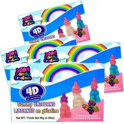 Exclusive Brands 4D Gummy Unicorns Theatre Box