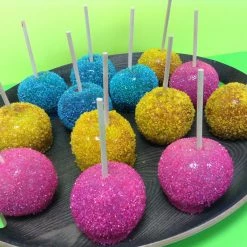 Candy Floss Land Candy Apples Glitter - Dozen Assorted Candy
