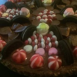 Candyflossland Chocolate Cookie Candy Pizza Assorted Candy