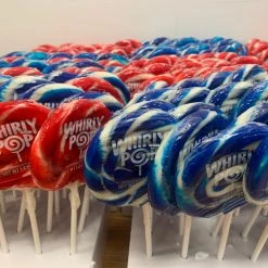 Adams & Brooks Whirly Pops - Red Or Blue - SPECIAL Assorted Candy
