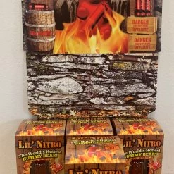 Candy Floss Land Gummies Lil' Nitro World's Hottest Gummy Bear