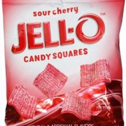 Morris National Assorted Candy Jell-O Sour Cherry Candy Squares