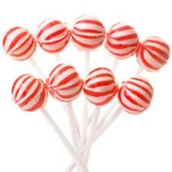 YumJunkie Lollipops Sassy Spheres Petite Red