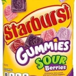 The Wrigley Co. Starburst Sour Berries Gummies Assorted Candy