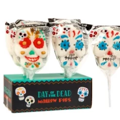 Candy Floss Land Day Of The Dead Marshmallow Pops Assorted Candy