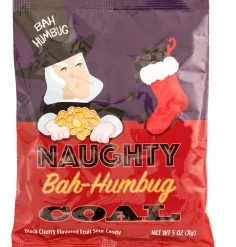 Clever Candy Assorted Candy Santa's Coal Black Cherry Fruit Sours