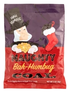 Clever Candy Assorted Candy Santa's Coal Black Cherry Fruit Sours 1 Clever Candy Assorted Candy Santa's Coal Black Cherry Fruit Sours