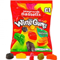 Assorted Candy Wine Gums - Maynard Bassetts