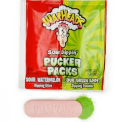 Impact Confections Assorted Candy Warheads Sour Dippin' Pucker Packs 7 Impact Confections Assorted Candy Warheads Sour Dippin' Pucker Packs