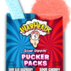 Impact Confections Assorted Candy Warheads Sour Dippin' Pucker Packs