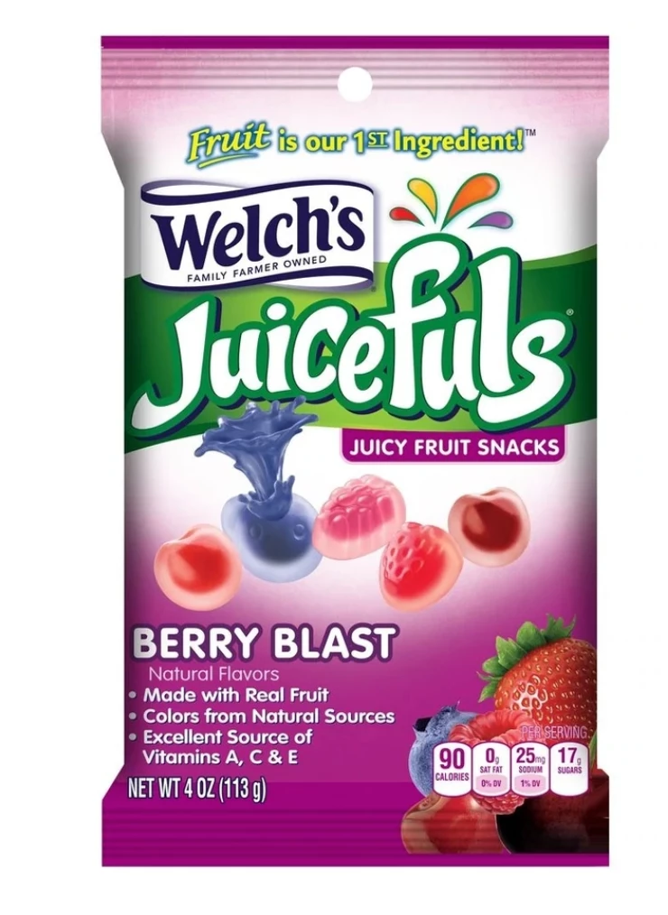 Assorted Candy Welch'sJuiceful Berry Blast 1 Assorted Candy Welch'sJuiceful Berry Blast