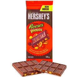 Hersheys Hershey's Milk Chocolate Peanuts & Reeses Pieces Chocolate Bar