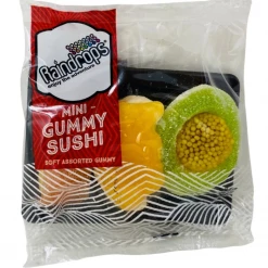 Assorted Candy Raindrops Gummy Sushi - Mini