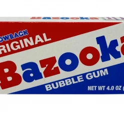 Bazooka Candy Brands Bazooka Bubble Gum Theatre Box Assorted Candy
