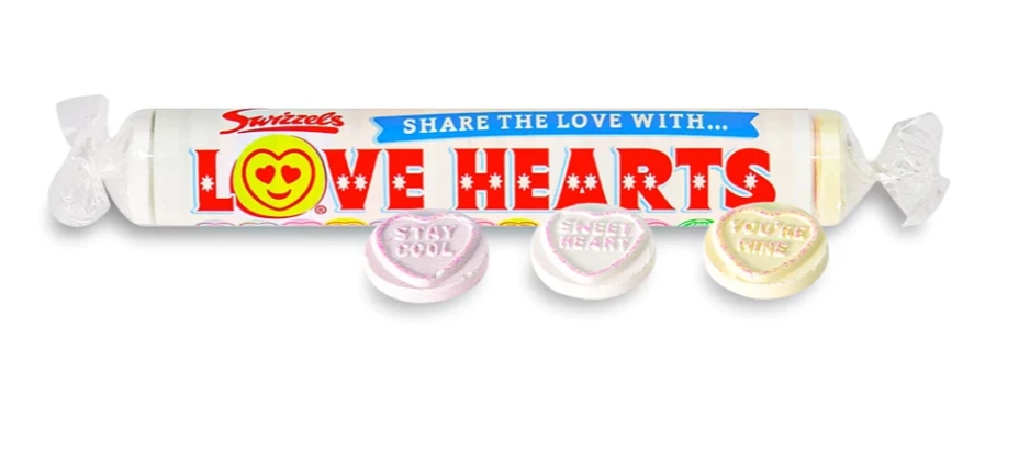 Swizzles Matlow Love Hearts Candy Roll Assorted Candy 1 Swizzles Matlow Love Hearts Candy Roll Assorted Candy