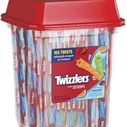 Hershey's Assorted Candy Twizzlers Rainbow Tub