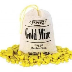 Espeez Gold Mine Nugget Bubblegum Assorted Candy