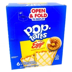 Kelloggs Pop Tarts Eggo Frosted Maple Flavor