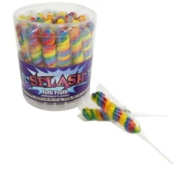 Candy Floss Land Albert's Colour Splash Pop Tutti Frutti Rainbow Unicorn Sticks Assorted Candy