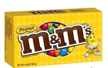 Nestle Assorted Candy M & M's Theatre Box 4 Nestle Assorted Candy M & M's Theatre Box