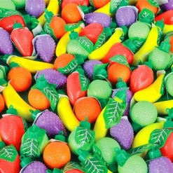 Candy Floss Land CANDY FILLED PLASTIC FRUIT SHAPES