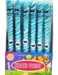 Candy Floss Land Krazy Twist Tall Lollipops Assorted Candy