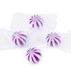 YumJunkie Hard Candy Sassy Spheres Wrapped Tiny Purple