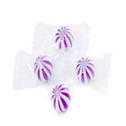 YumJunkie Hard Candy Sassy Spheres Wrapped Tiny Purple