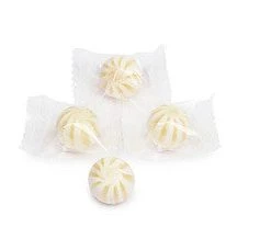 YumJunkie Sassy Spheres Wrapped Tiny White Hard Candy