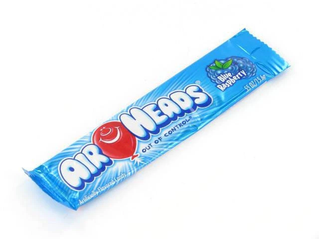 Blue Candy Airheads Taffy Bars 2 Blue Candy Airheads Taffy Bars