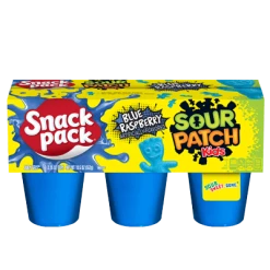 Candy Floss Land Assorted Candy Snack Pack Sour Patch Kids Blue Raspberry Gel Cups