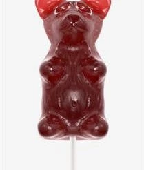 Candy Floss Land Gummy Bear On A Stick Blue Candy