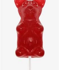 Candy Floss Land Gummy Bear On A Stick Blue Candy