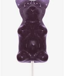 Candy Floss Land Gummy Bear On A Stick Blue Candy