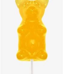 Candy Floss Land Gummy Bear On A Stick Blue Candy