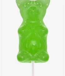 Candy Floss Land Gummy Bear On A Stick Blue Candy