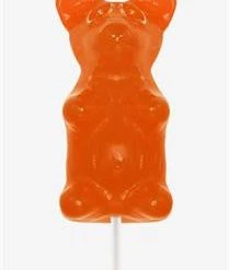 Candy Floss Land Gummy Bear On A Stick Blue Candy