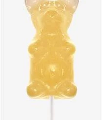 Candy Floss Land Gummy Bear On A Stick Blue Candy