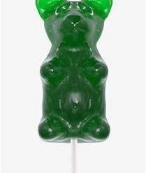 Candy Floss Land Gummy Bear On A Stick Blue Candy
