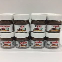 Candy Floss Land Nutella Jar With Personalized Label