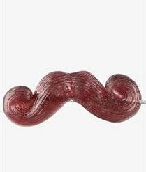 Candy Floss Land Giant Gummy Mustache On A Stick