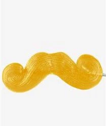 Candy Floss Land Giant Gummy Mustache On A Stick